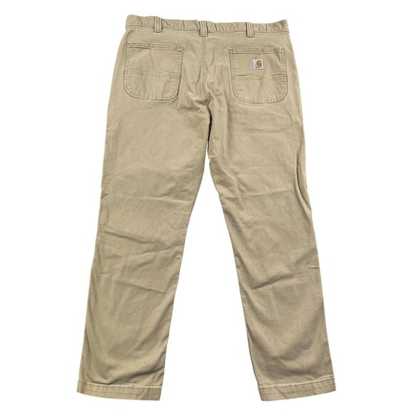 Carhartt Pants Mens 40x30 Rugged Flex Straight Fit Canvas Work - Picture 2 of 9